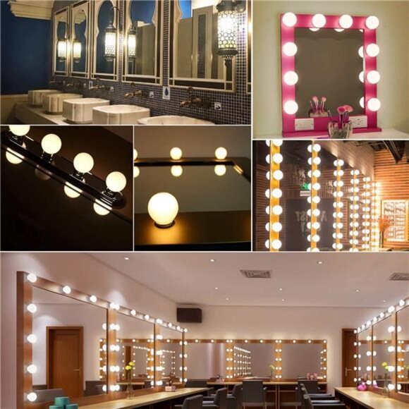 G25 LED Globe Light Bulbs, 5W Vanity Light Bulb (60W Equivalent),Daylight 4000K - Picture 5 of 7